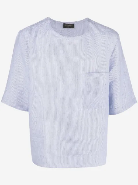 Dell'oglio Camiseta mangas curtas de linho