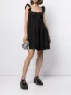 Image 2 of pushBUTTON checked ruffle-sleeve dress