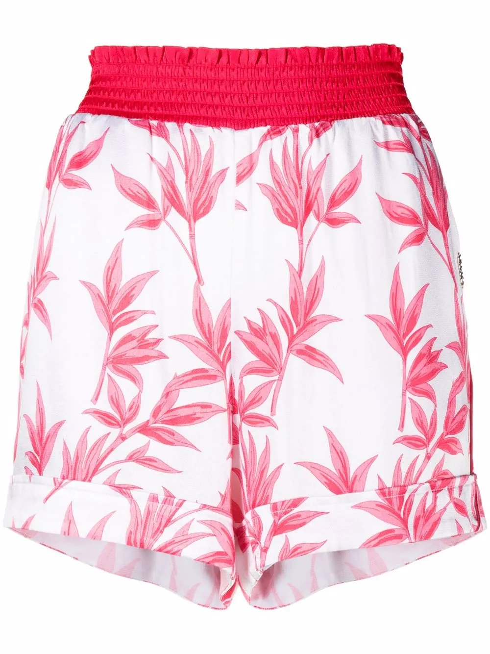 

LIU JO shorts con tiro alto - Blanco