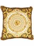 Versace Home reversible fringed-edge cushion - Black