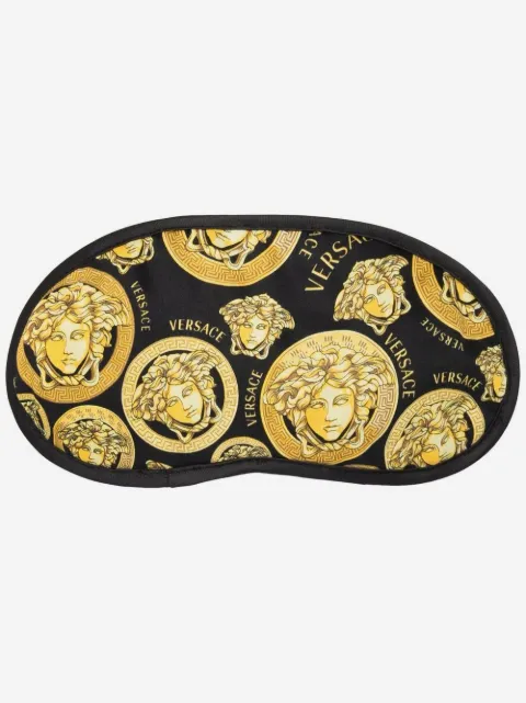 Versace Medusa Head-print sleep mask