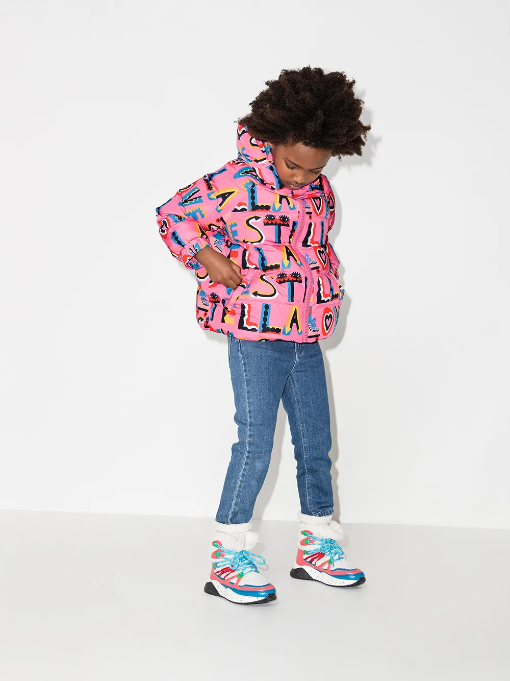 фото Stella mccartney kids пуховик stella loves