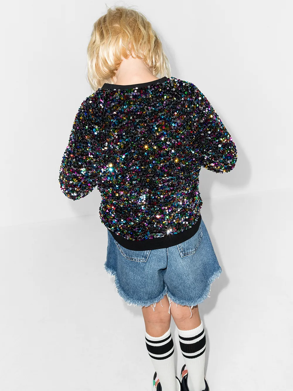 фото Stella mccartney kids флисовая толстовка с пайетками