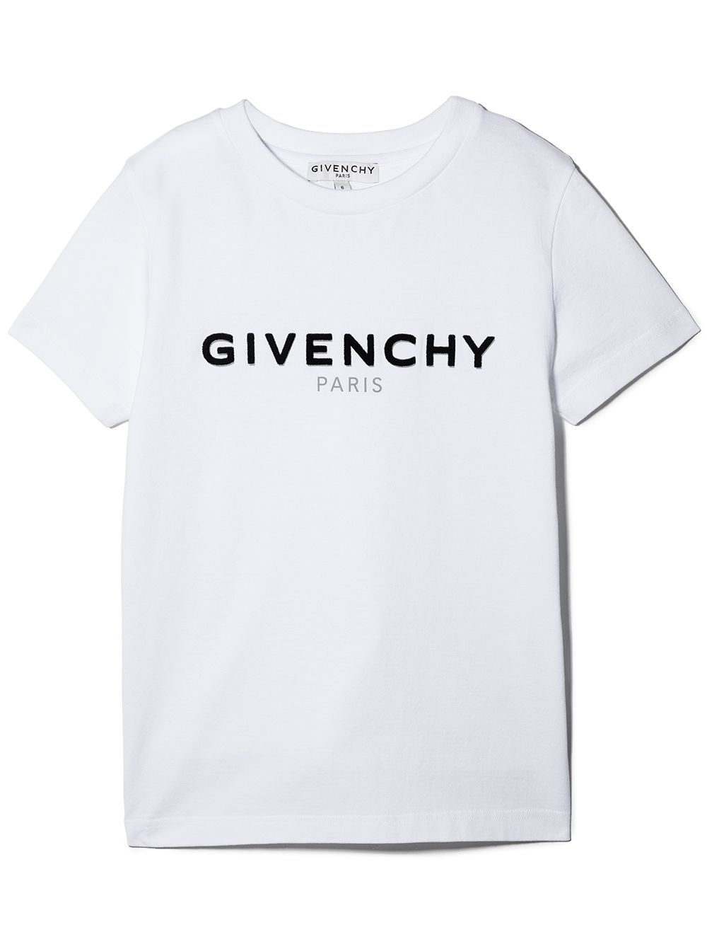 фото Givenchy kids футболка с фактурным логотипом