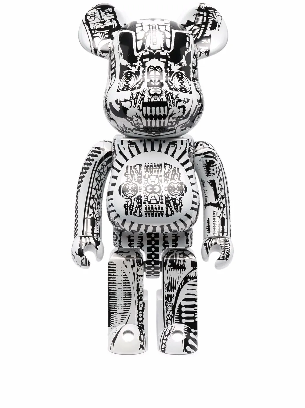 фото Medicom toy коллекционная фигурка be@rbrick 100% h.r. giger