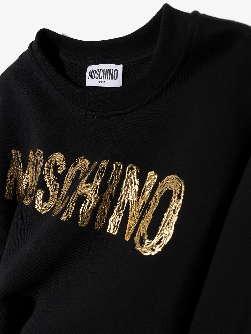 фото Moschino kids толстовка с логотипом