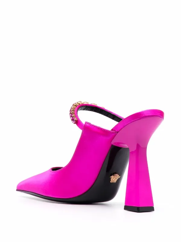 pink crystal versace heels