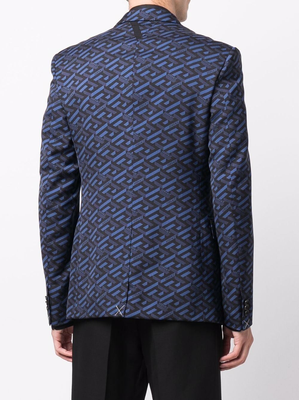 фото Versace пиджак с принтом la greca