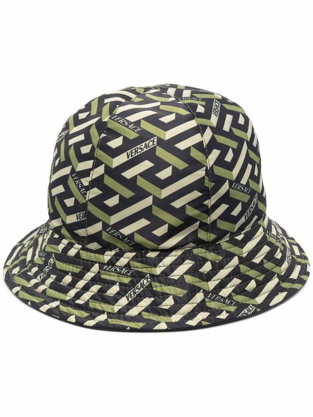 logo geometric bucket hat