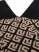 Versace Greca-motif monogram-knit socks