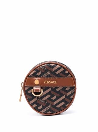 Versace La Greca Circle Coin Pouch - Farfetch