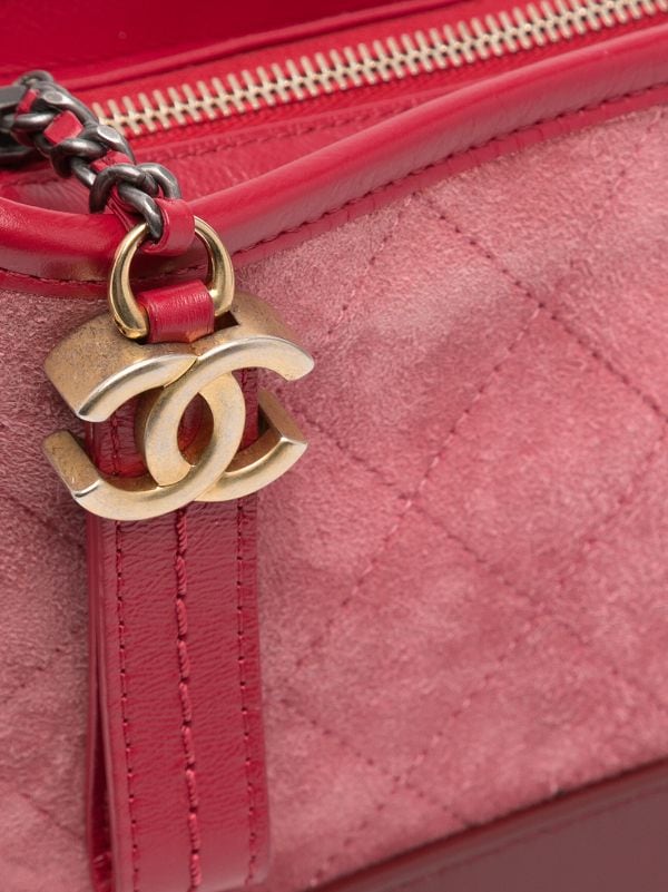 Chanel Pre-owned 2017-2018 Gabrielle Shoulder Bag - Red