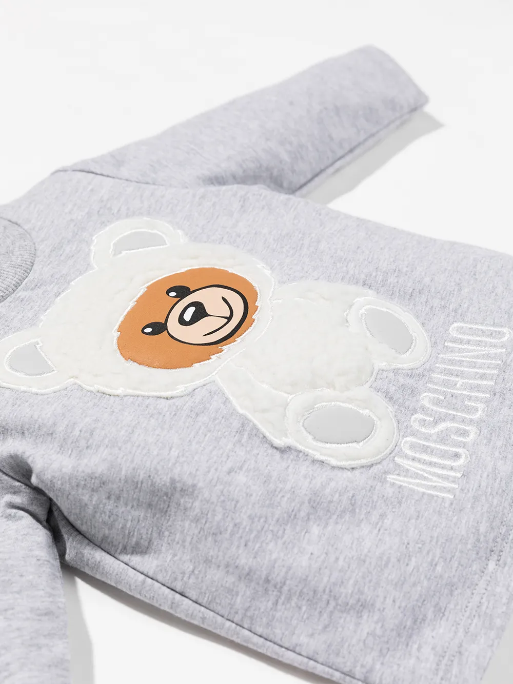 фото Moschino kids футболка teddy bear с длинными рукавами