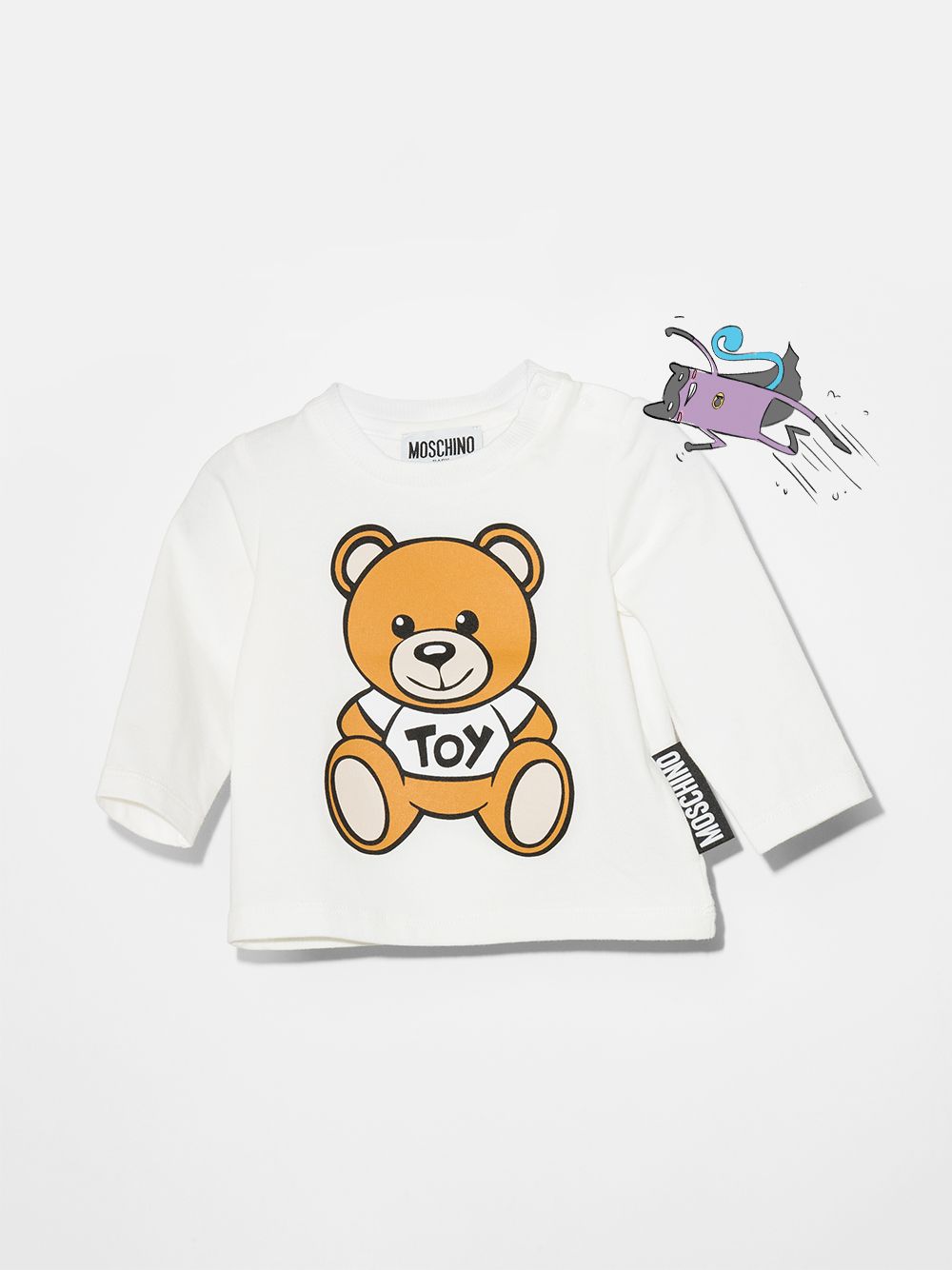 фото Moschino kids толстовка teddy bear