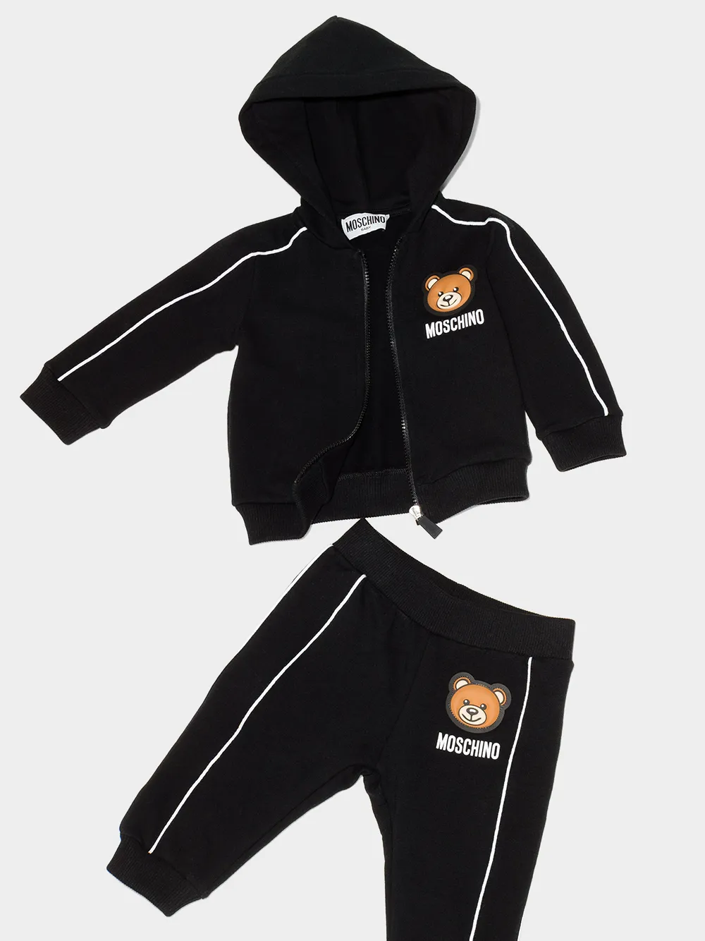 фото Moschino kids спортивный костюм с нашивкой teddy bear