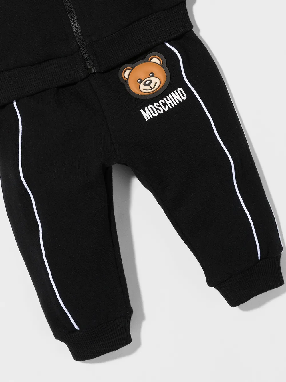 фото Moschino kids спортивный костюм с нашивкой teddy bear