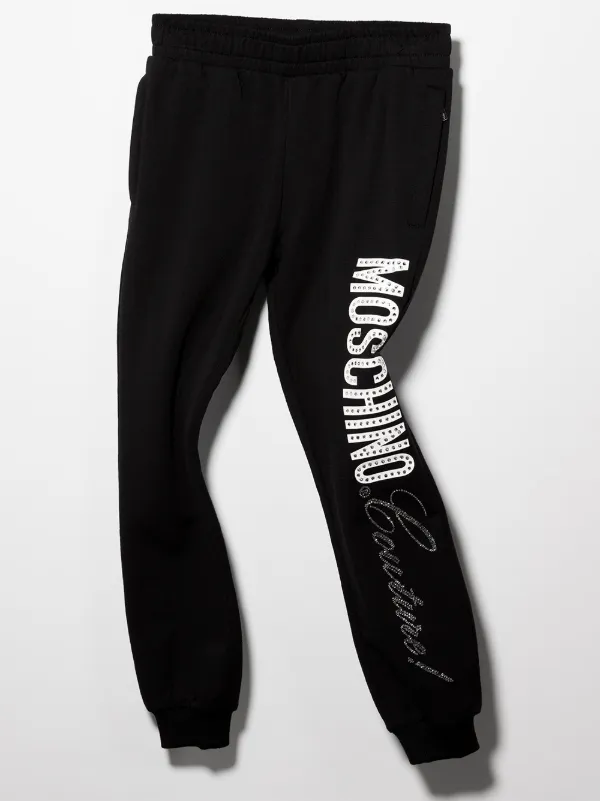 Moschino Kids Pantaloni Sportivi Con Strass Couture Farfetch