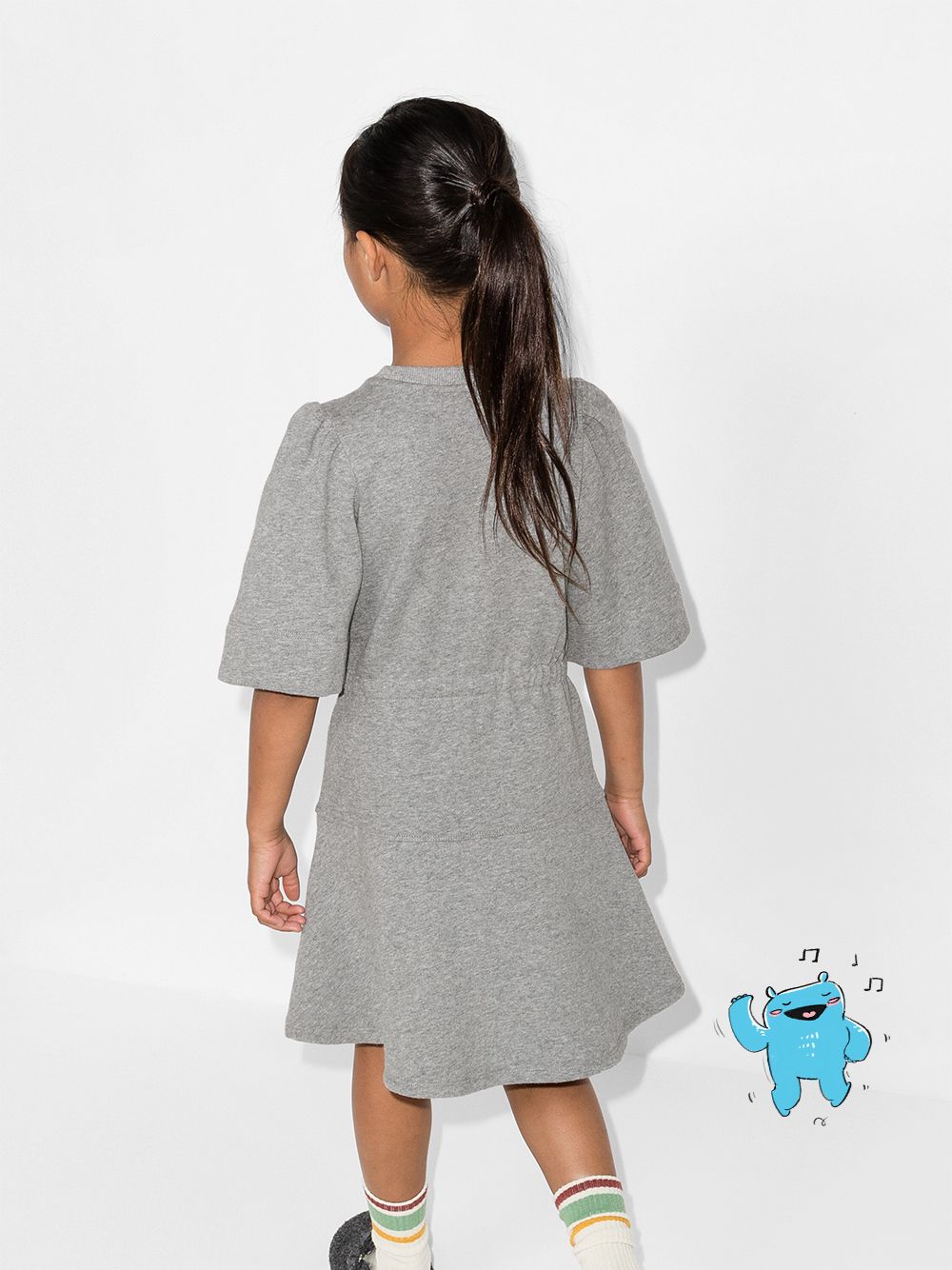 фото Chloé kids платье с кулиской и логотипом