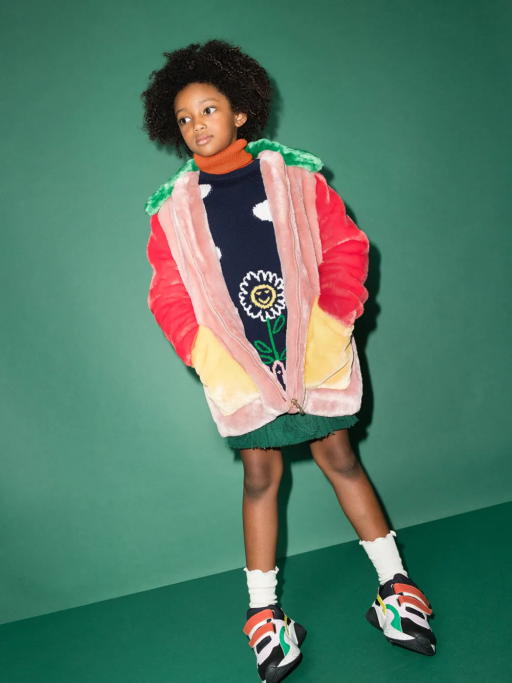 фото Stella mccartney kids платье вязки интарсия