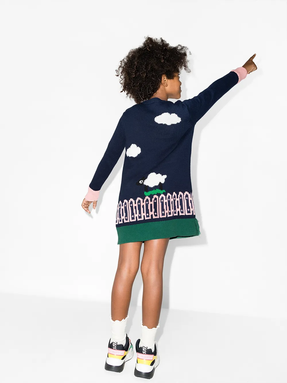 фото Stella mccartney kids платье вязки интарсия