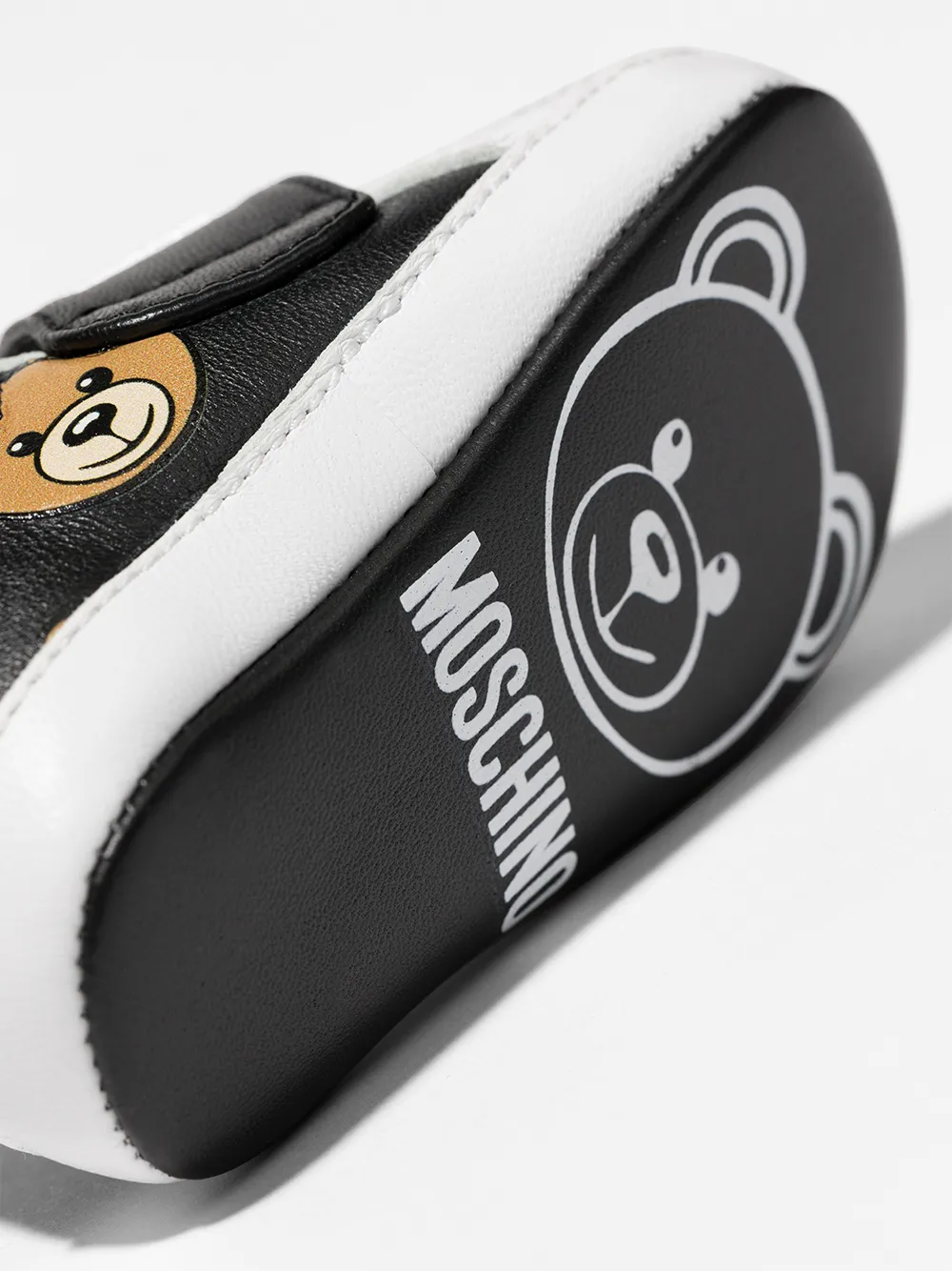 фото Moschino kids кеды teddy bear на липучках