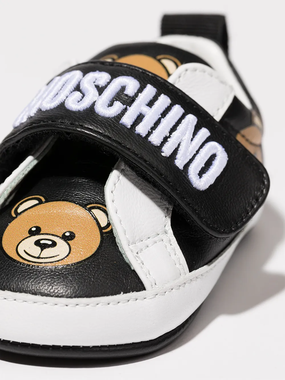фото Moschino kids кеды teddy bear на липучках