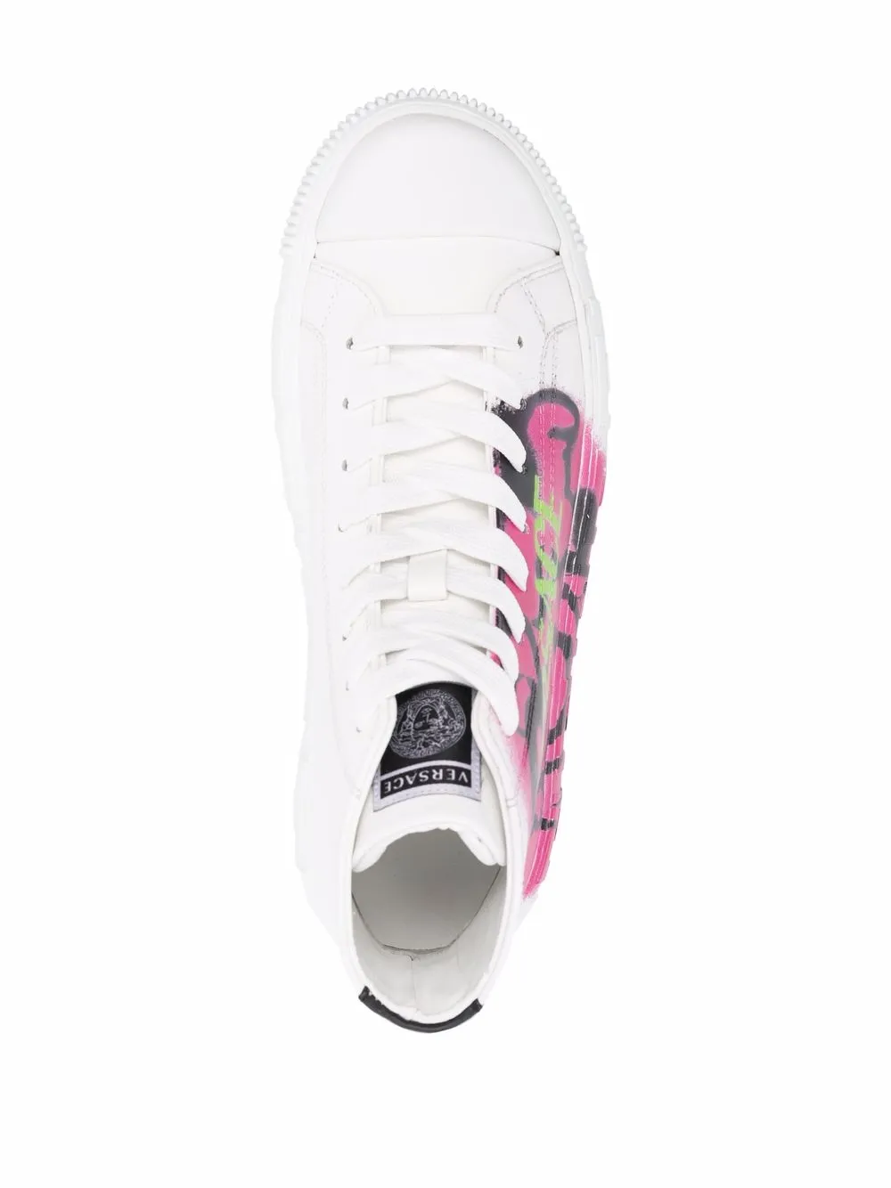 фото Versace высокие кеды greca medusa smile