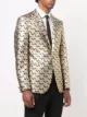 Versace Greca-pattern single-breasted blazer