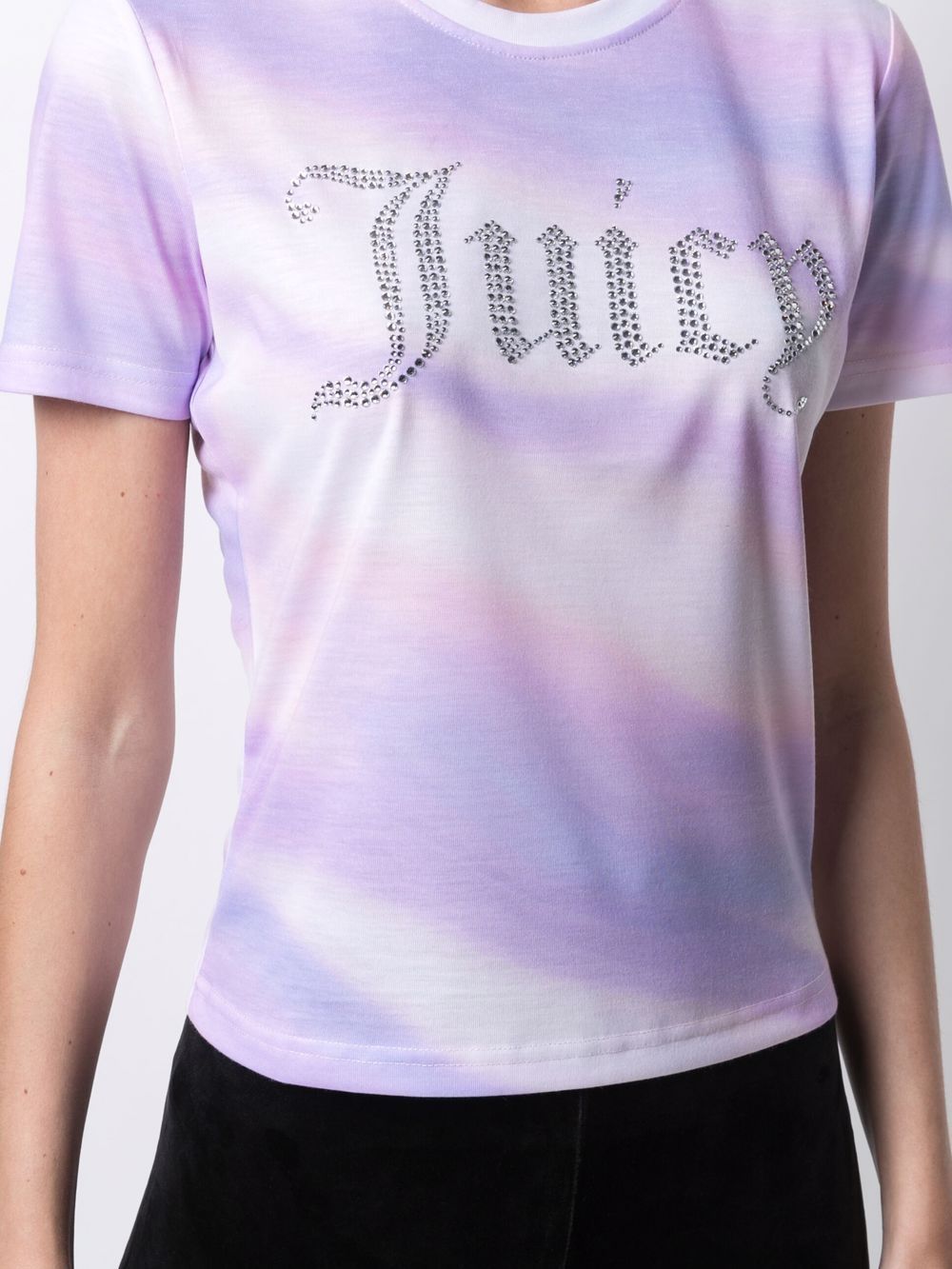 фото Juicy couture декорированная футболка с логотипом