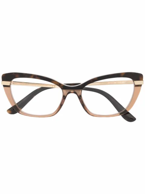 Dolce & Gabbana Eyewear Bril met cat-eye montuur