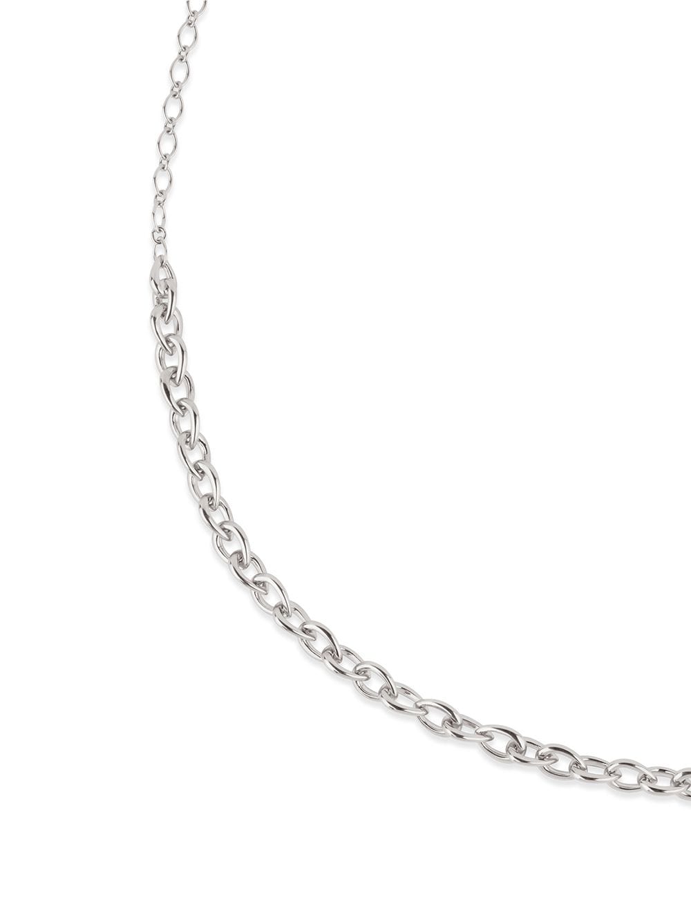 Shop Dinny Hall Raindrop Small Chain-link Necklace In Silber