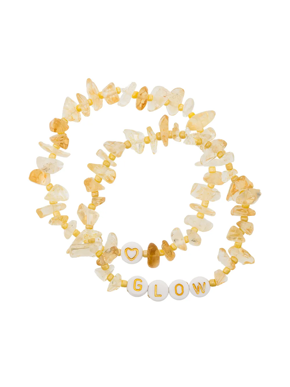 Image 1 of TBalance Crystals Glow and Heart set of two bracelets