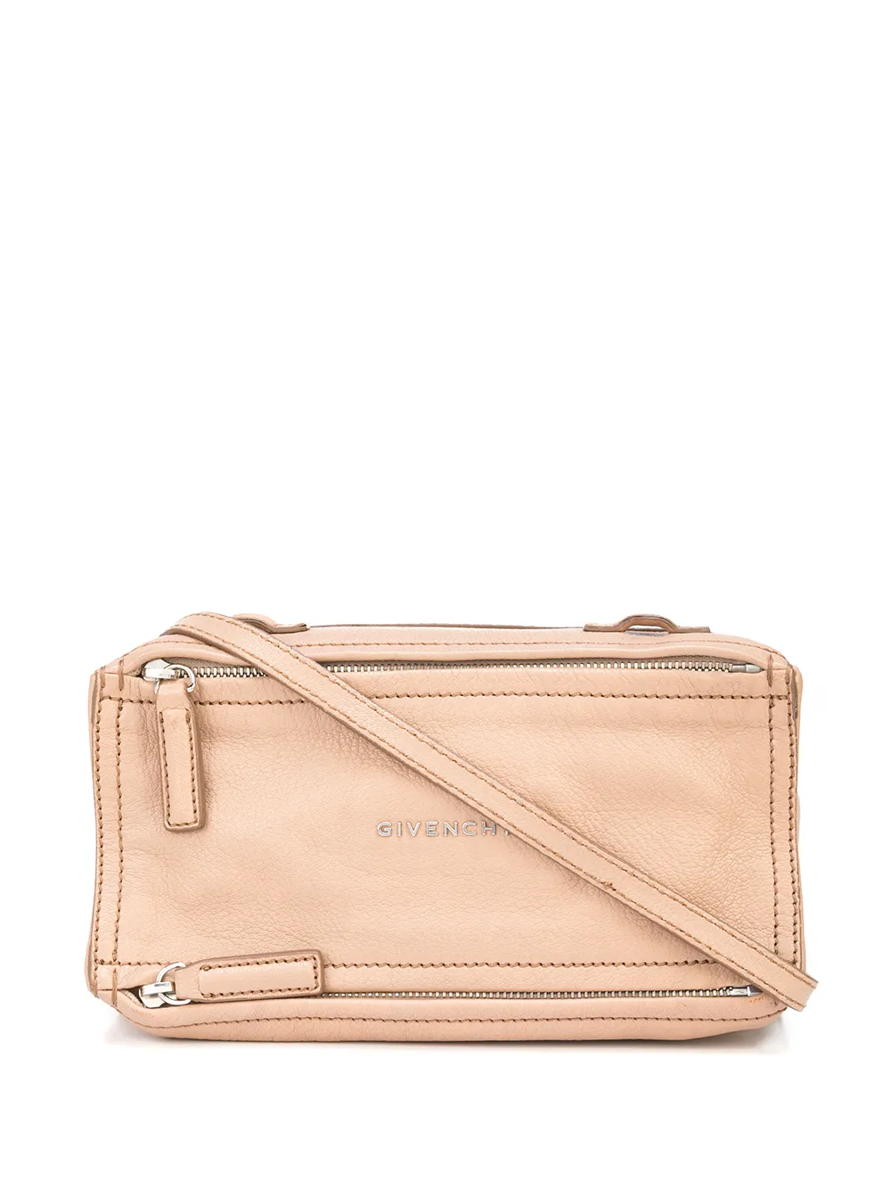 Pre-owned Givenchy Pandora Shoulder Bag In Neutrals