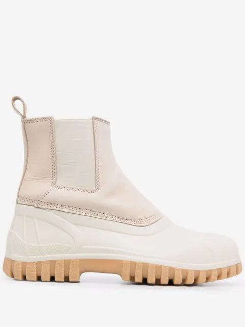 Diemme leather-panel chunky boots
