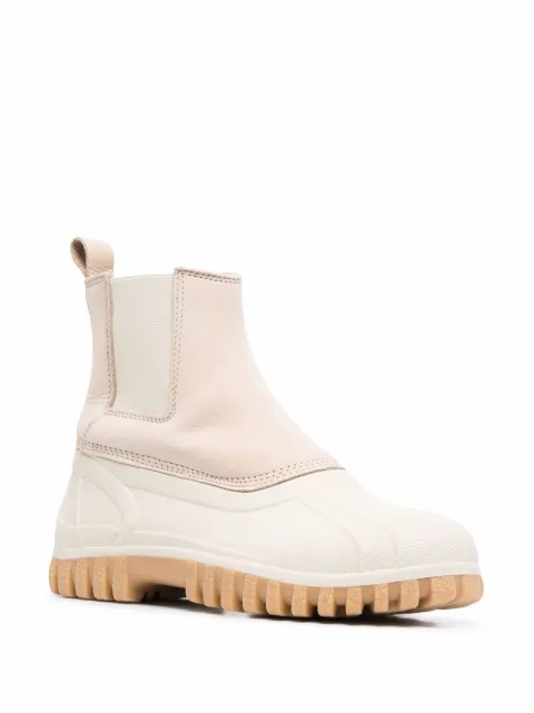 Diemme leather-panel chunky boots DI2101BL01 - 1