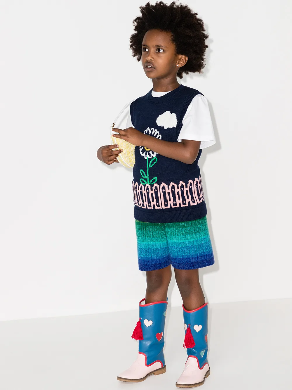 фото Stella mccartney kids жилет вязки интарсия