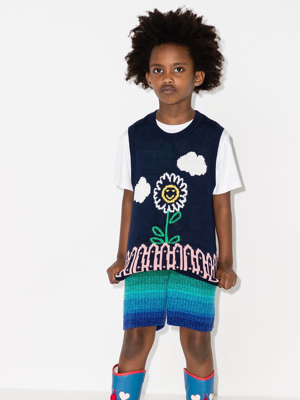 фото Stella mccartney kids жилет вязки интарсия