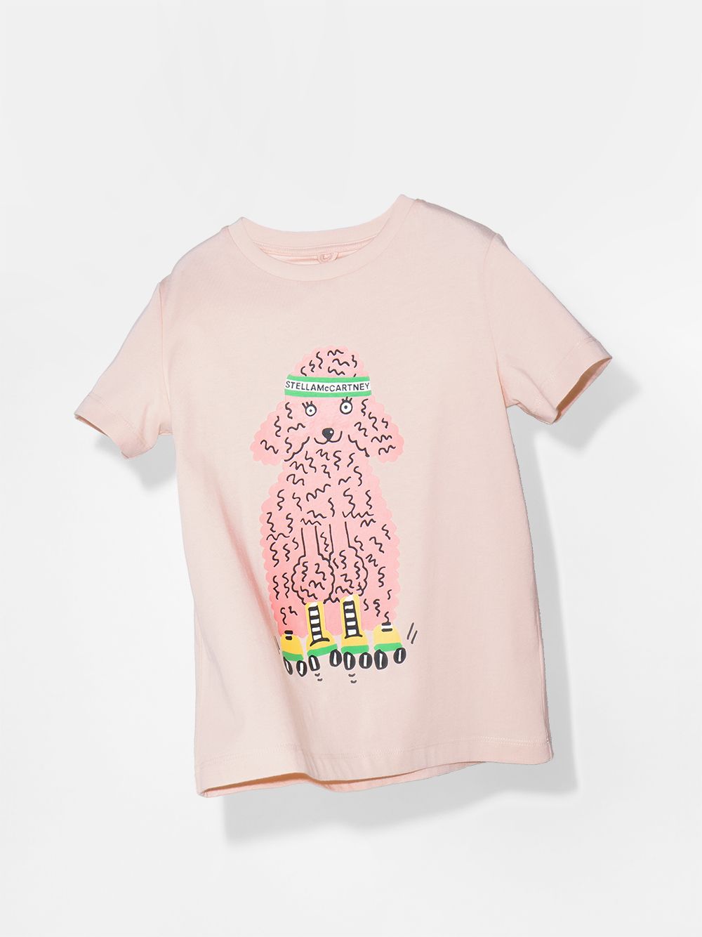 Stella McCartney Kids Katoenen T-shirt - Roze