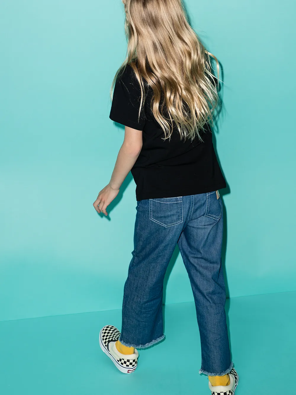 фото Moschino kids футболка с принтом neon teddy