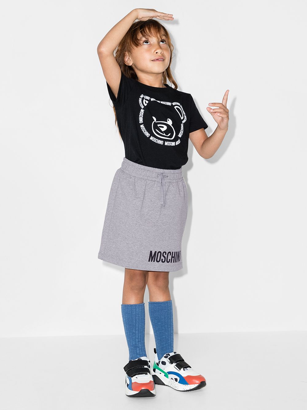 фото Moschino kids юбка с логотипом