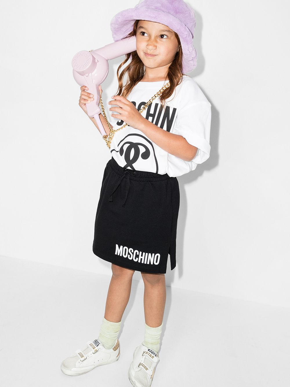 фото Moschino kids юбка с логотипом