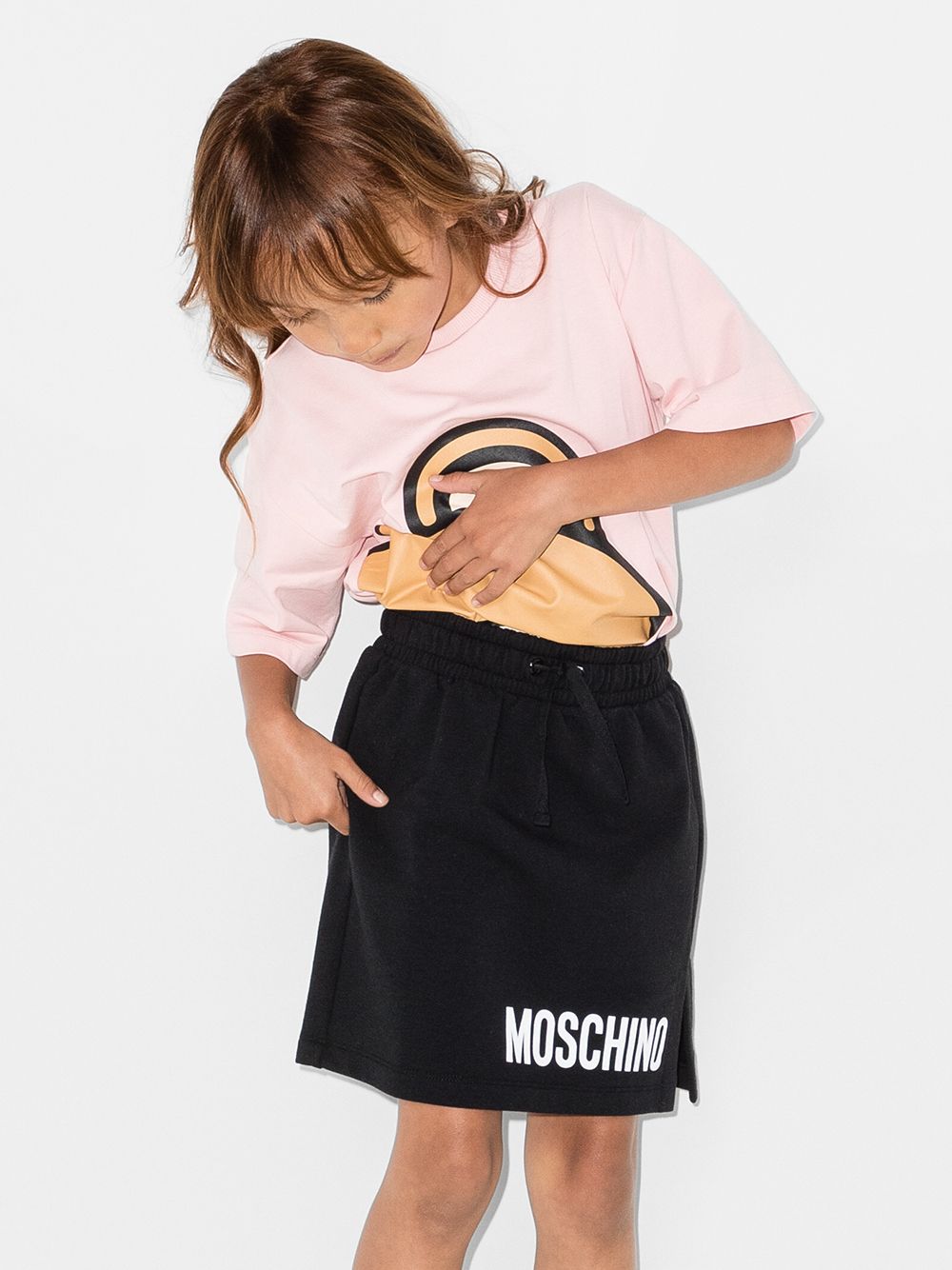 фото Moschino kids юбка с логотипом