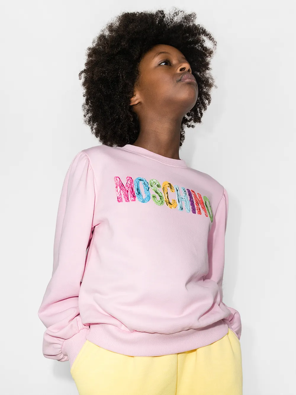 фото Moschino kids толстовка с логотипом