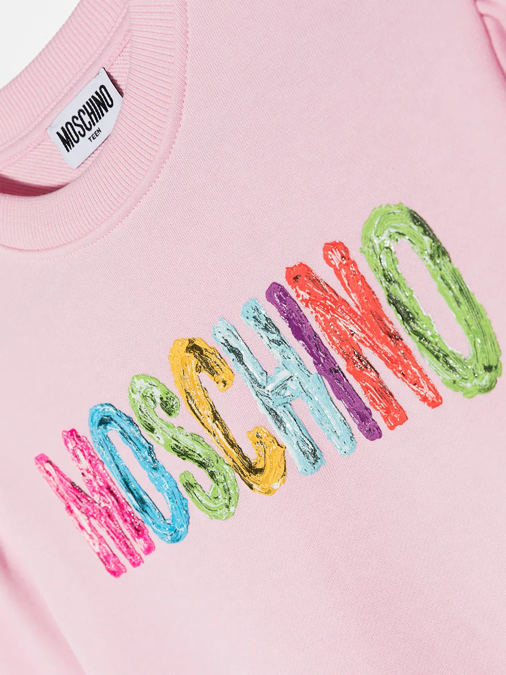фото Moschino kids толстовка с логотипом