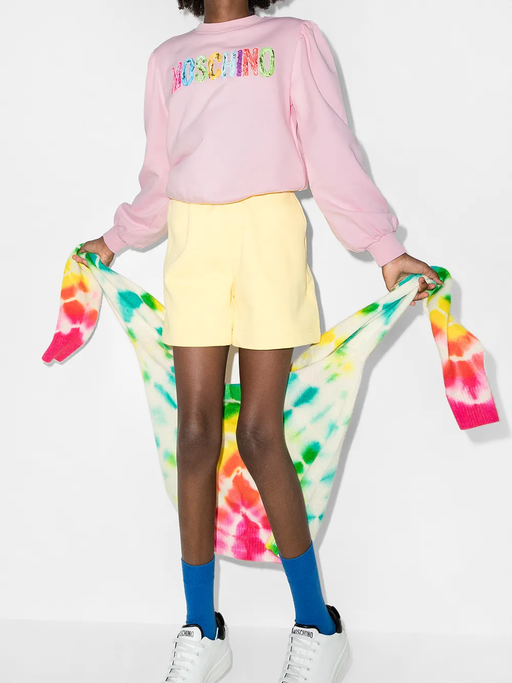 фото Moschino kids толстовка с логотипом