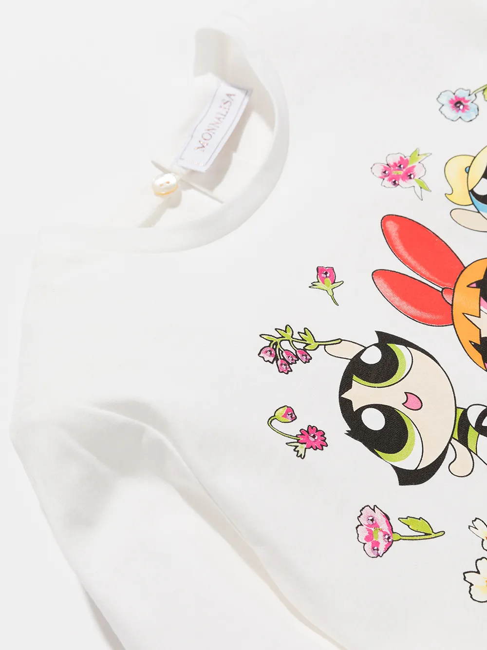 фото Monnalisa футболка с принтом powerpuff girls