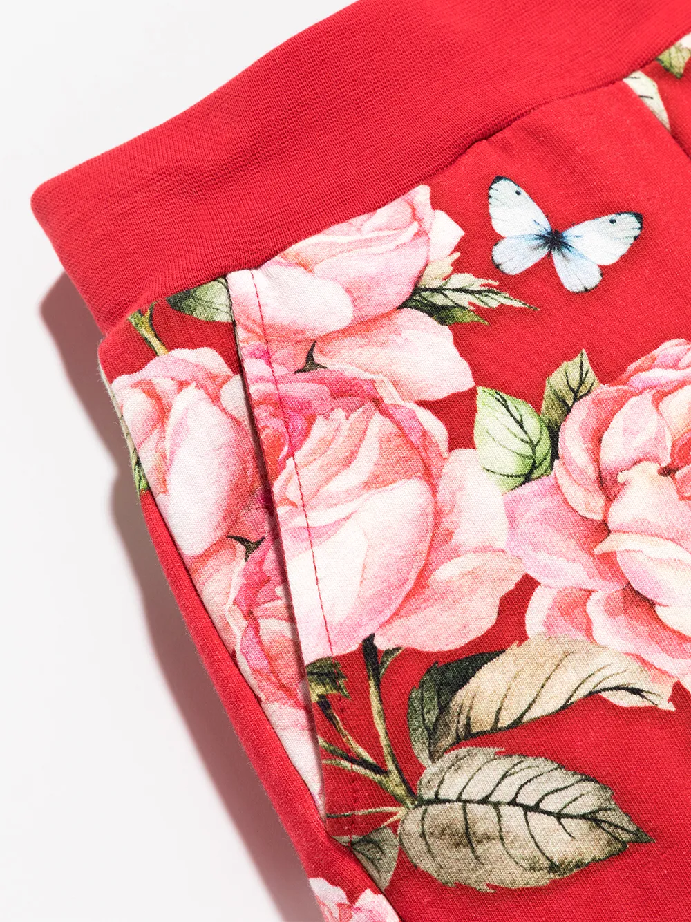 фото Monnalisa спортивные брюки с цветочным узором