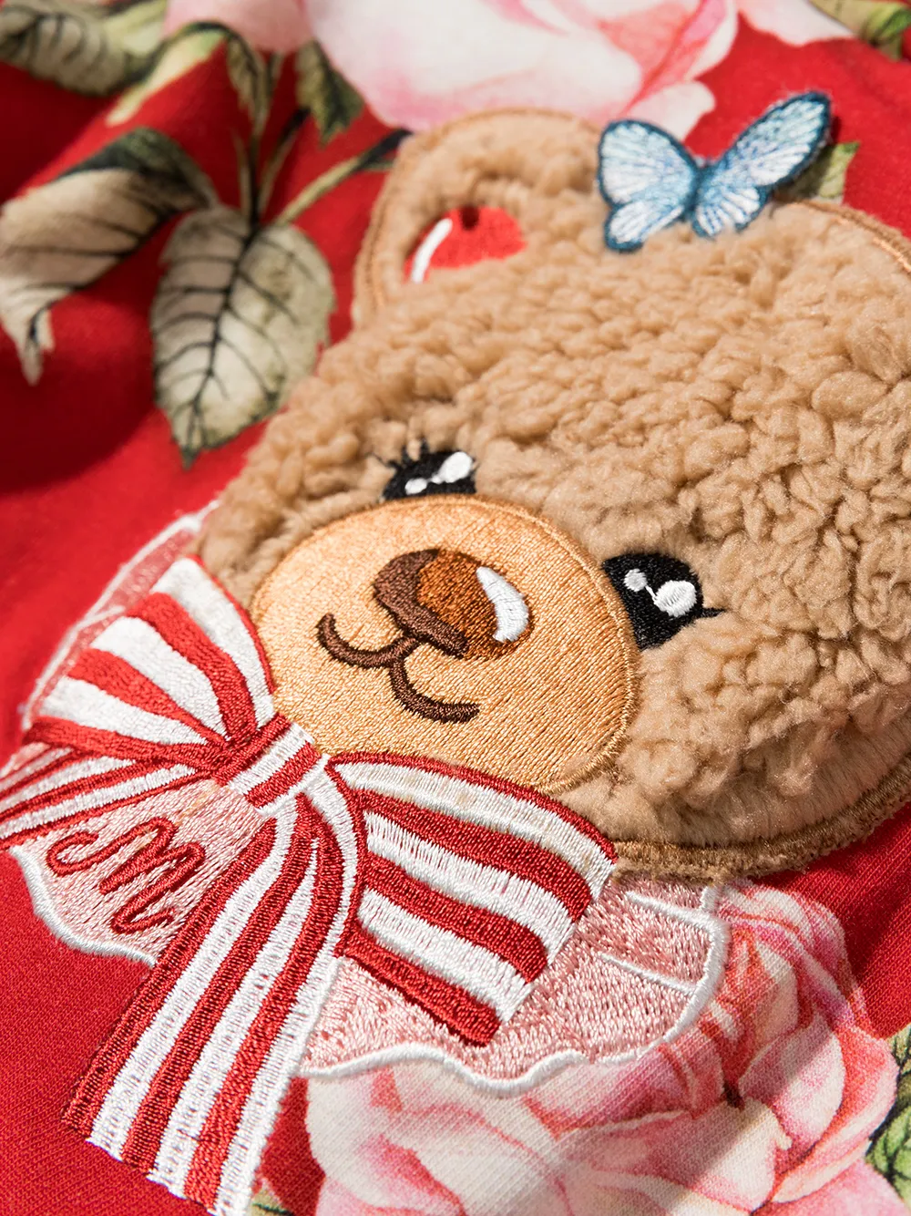 фото Monnalisa худи с принтом teddy bear