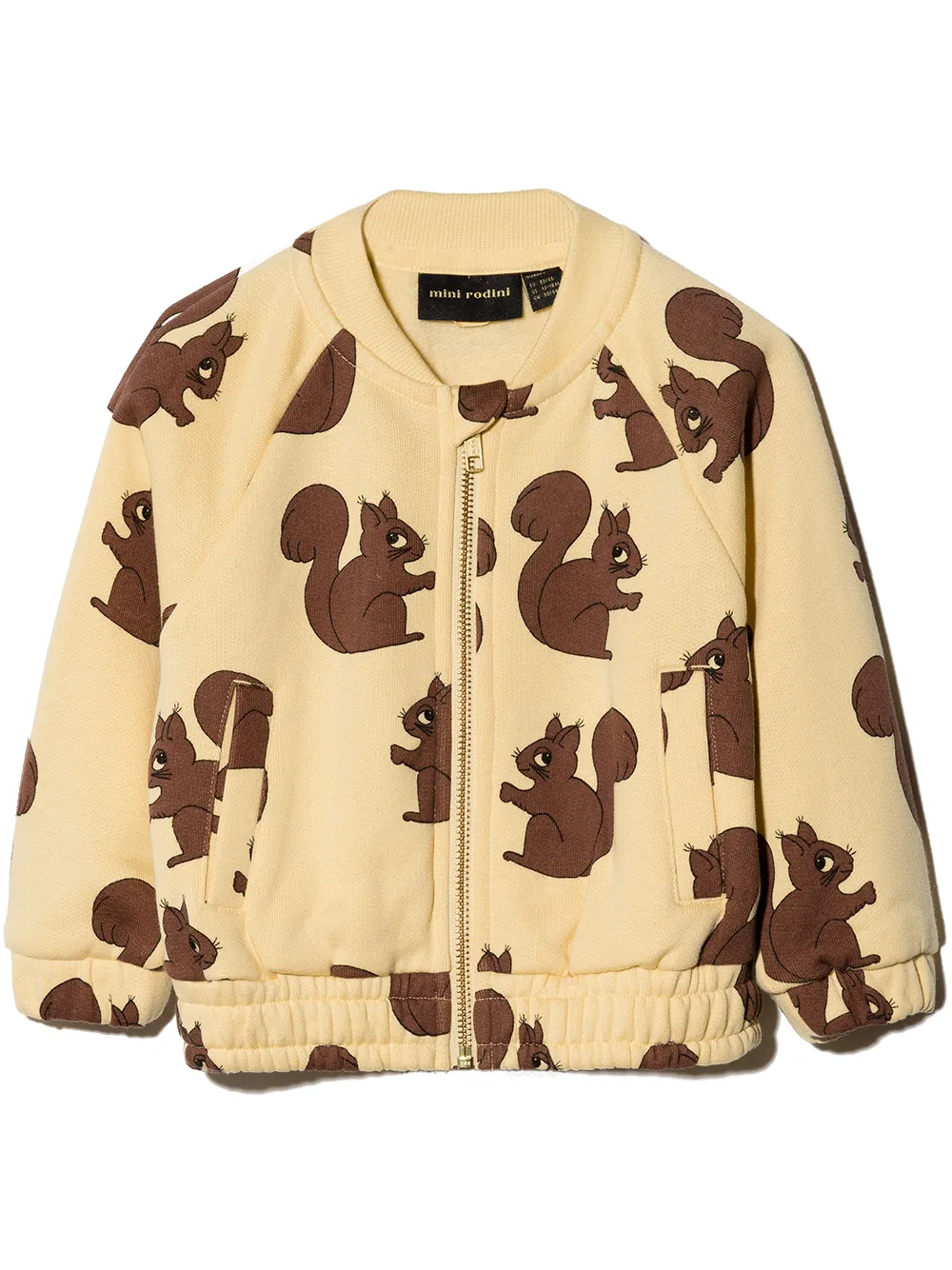 Mini Rodini бомбер с принтом
