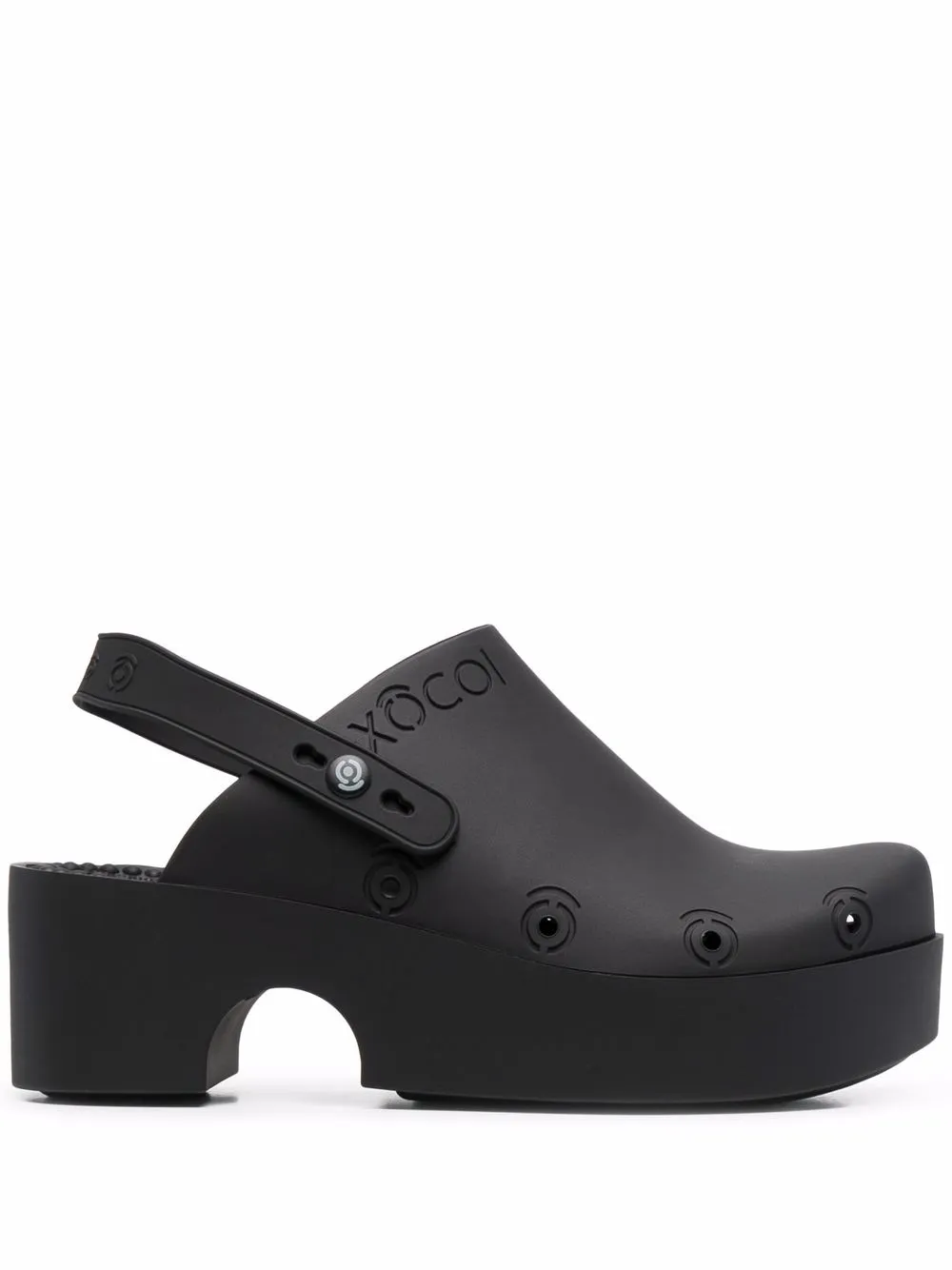 

XOCOI slingback mule shoes - Black